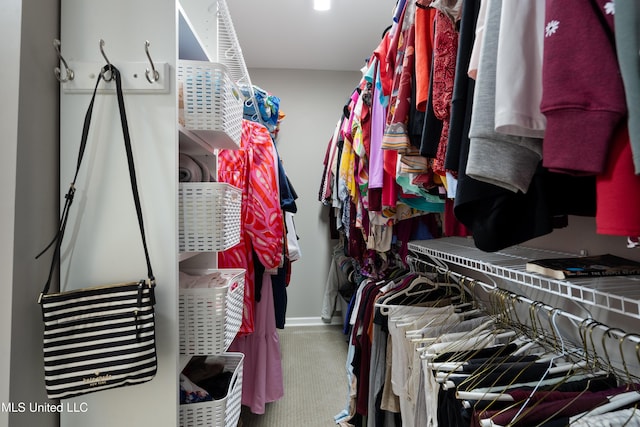2038 Nottaway Dr, Southaven, MS 38672 - spacious closet with carpet floors