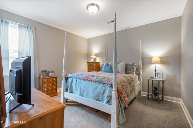 2038 Nottaway Dr, Southaven, MS 38672 - bedroom featuring carpet flooring, baseboards, and crown molding