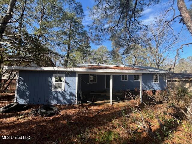 view of rear view of property