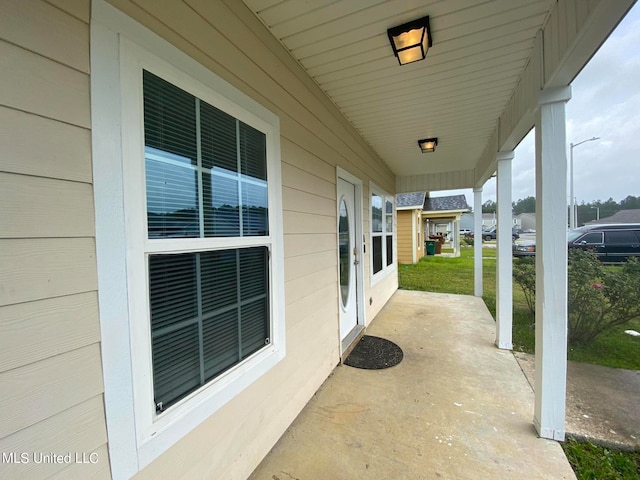 view of patio