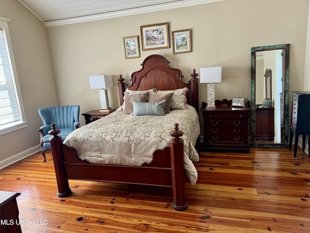 4 Mallard Xing, Raymond, MS 39154 - bedroom with ornamental molding, wood-type flooring, and baseboards