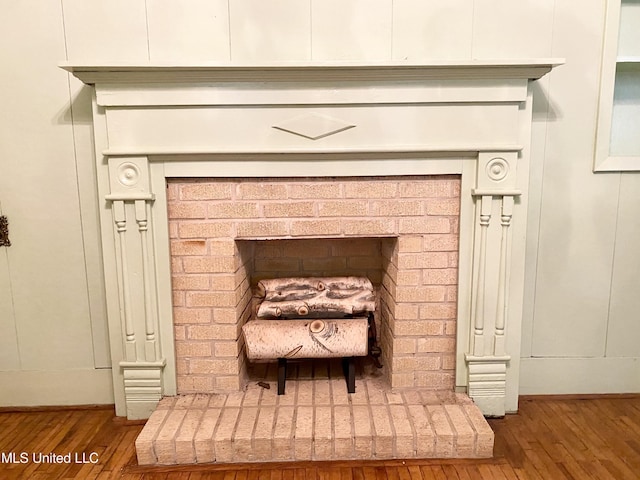 613 Georgetown St, Hazlehurst, MS 39083 - detailed view of wood finished floors and baseboards
