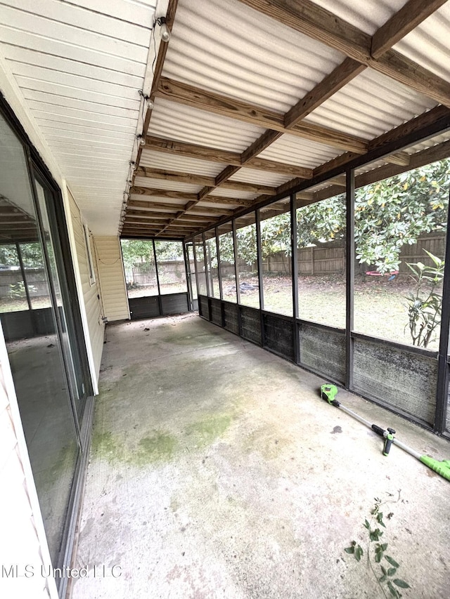 view of patio / terrace with fence
