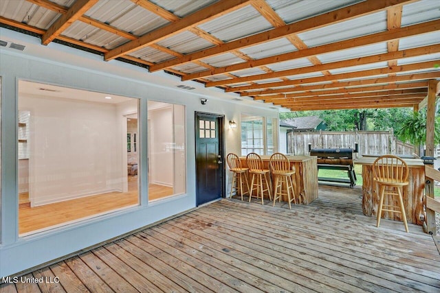 102 Holly Trl, Brandon, MS 39047 - view of deck