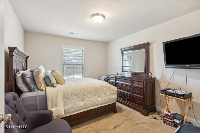 7637 Wisteria Dr, Olive Branch, MS 38654 - bedroom featuring visible vents and light carpet