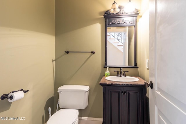 8679 Saddle Creek Dr, Olive Branch, MS 38654 - half bathroom featuring toilet and vanity