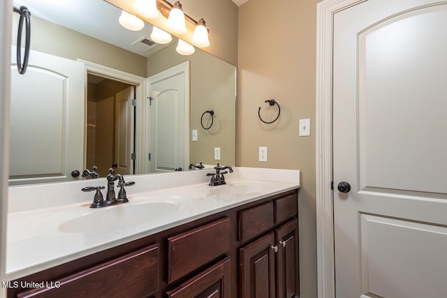 8679 Saddle Creek Dr, Olive Branch, MS 38654 - bathroom featuring double vanity
