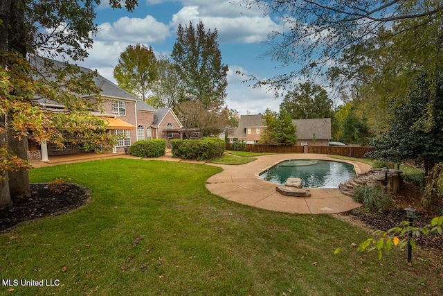 8679 Saddle Creek Dr, Olive Branch, MS 38654 - view of swimming pool with a patio area