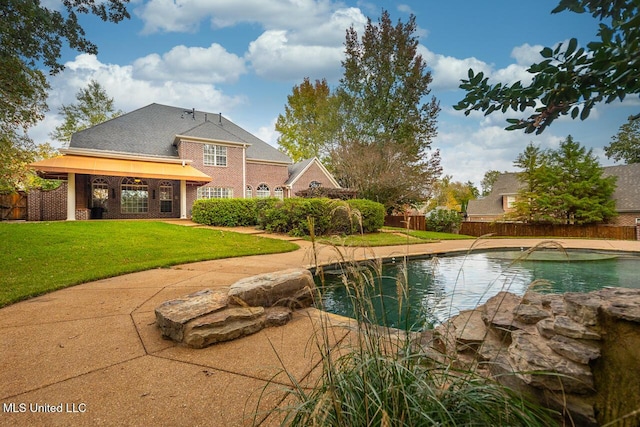 8679 Saddle Creek Dr, Olive Branch, MS 38654 - view of pool featuring a patio