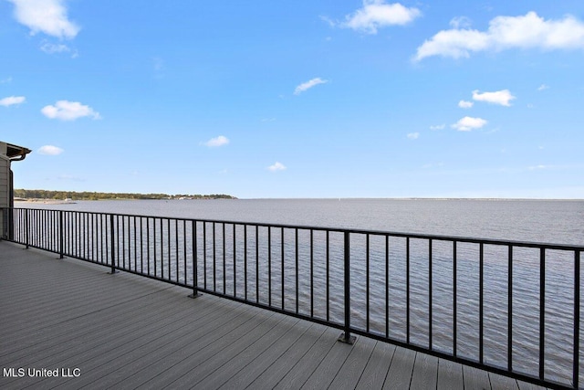 21 Breakers Ln, Ridgeland, MS 39157 - wooden deck featuring a water view
