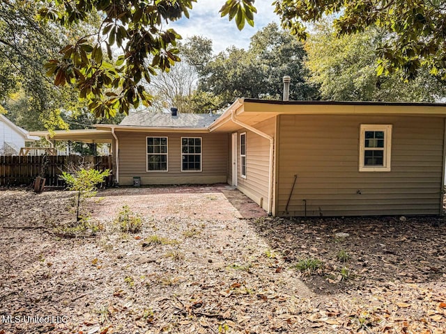 view of rear view of house