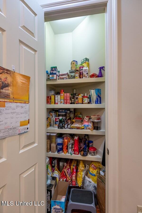 view of pantry