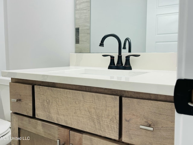 188 E Byhalia Creek Farms Rd, Byhalia, MS 38611 - half bathroom with vanity and toilet
