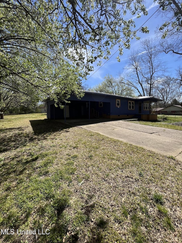5020 Barrier Pl, Jackson, MS 39204 - exterior space with concrete driveway