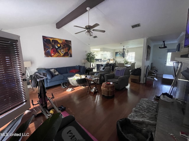 6530 Koula Dr, Diamondhead, MS 39525 - living room featuring wood finished floors and a ceiling fan