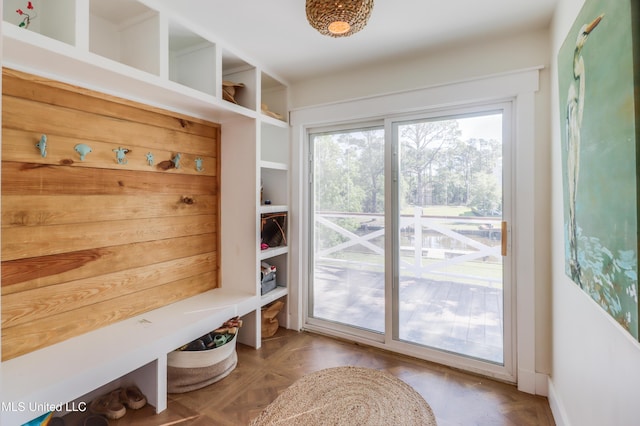 view of mudroom
