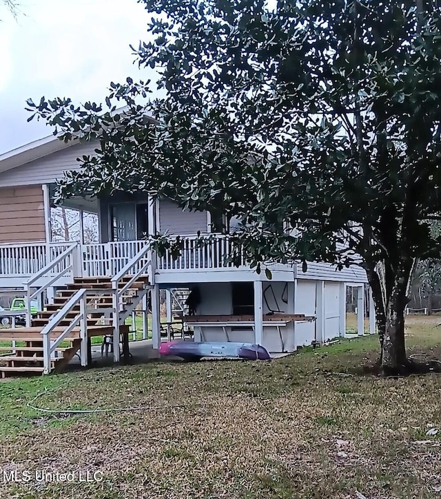 view of rear view of house