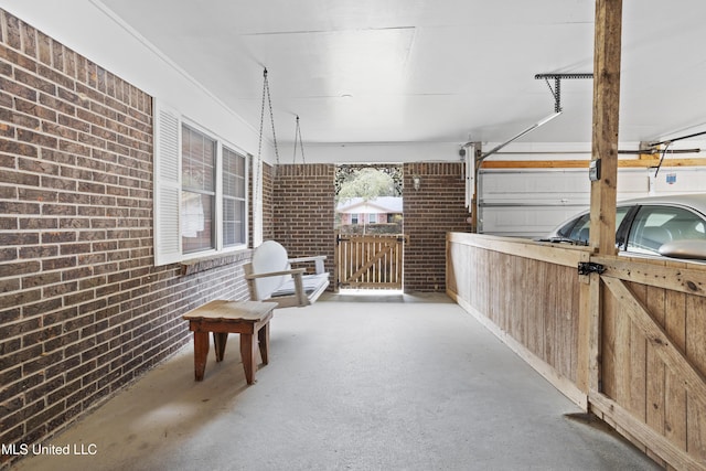 view of patio with covered porch