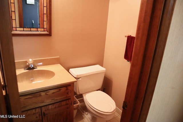2440 E Church Rd, Southaven, MS 38671 - half bath with vanity and tile patterned flooring
