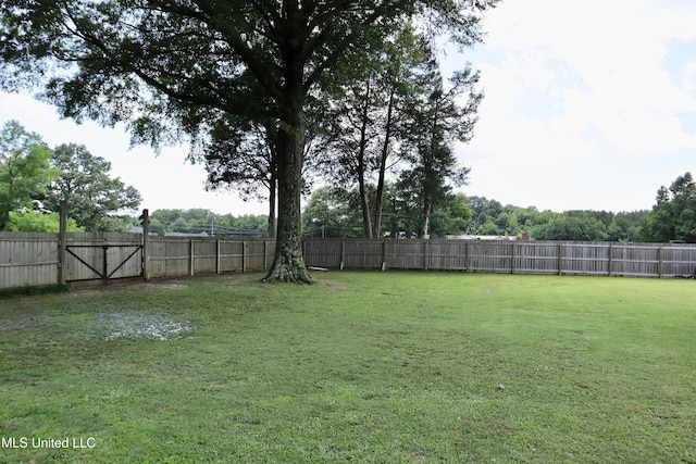 2440 E Church Rd, Southaven, MS 38671 - fenced backyard featuring a gate