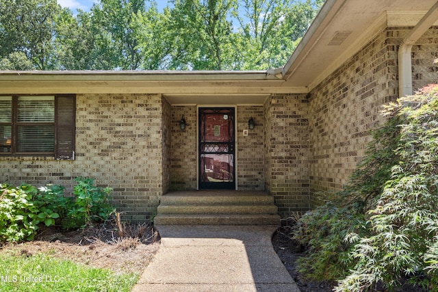 view of entrance to property