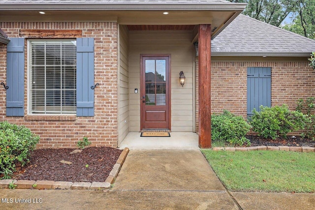 131 Stillhouse Creek Dr, Madison, MS 39110 - property entrance with brick siding and roof with shingles
