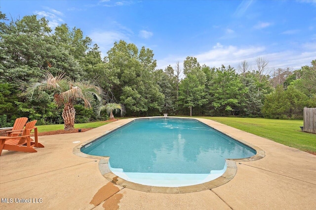 210 Planters Grv, Brandon, MS 39047 - outdoor pool with a lawn and a patio