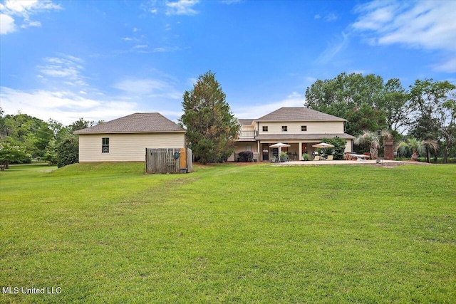 210 Planters Grv, Brandon, MS 39047 - back of property featuring a yard and a patio