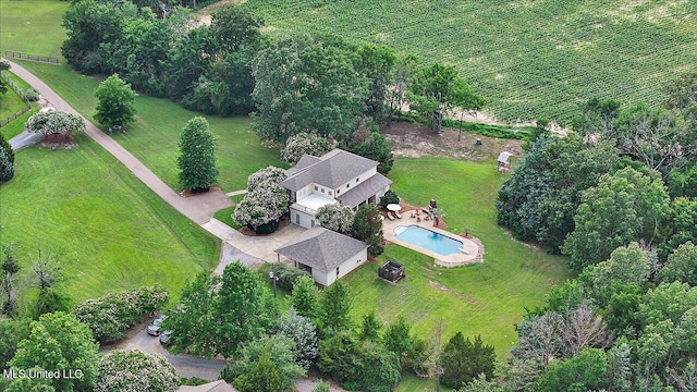 210 Planters Grv, Brandon, MS 39047 - view of property location with rural landscape and a pool