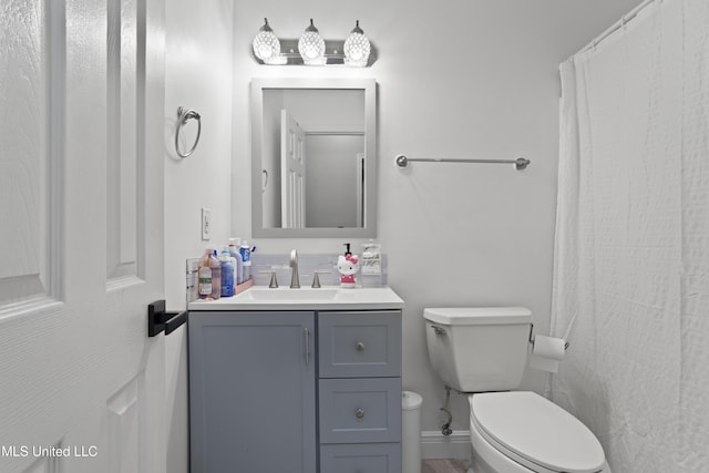 6507 Shoshonee Dr, Ocean Springs, MS 39564 - bathroom with vanity and toilet