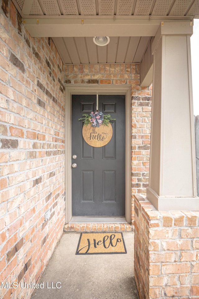 18108 Steamer Way, Gulfport, MS 39503 - view of exterior entry with brick siding