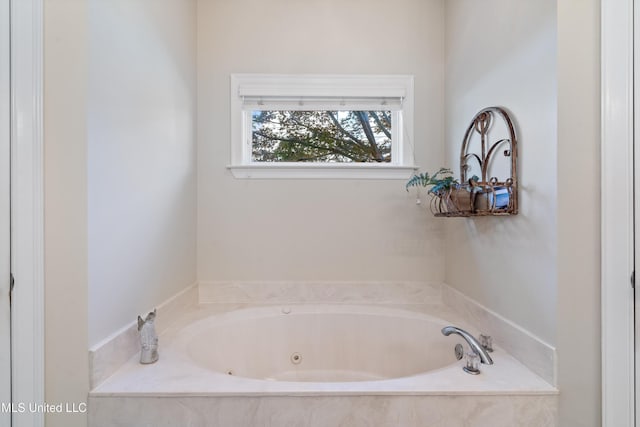 bathroom featuring a bathtub