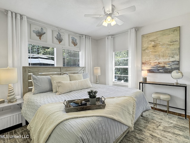 239 Palmetto Ln, Gulfport, MS 39507 - bedroom featuring ceiling fan