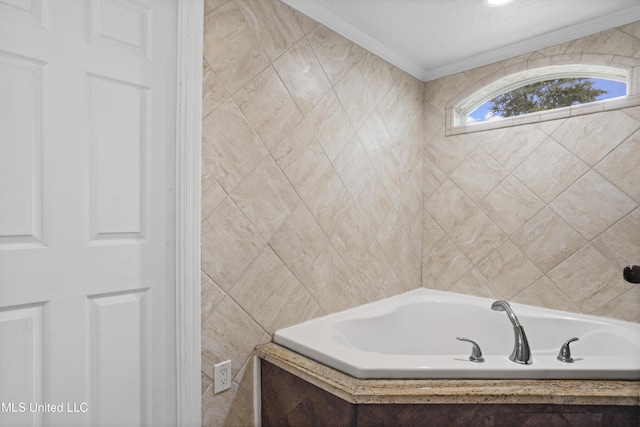 114 Olson Ave, Long Beach, MS 39560 - full bathroom with a bath and crown molding