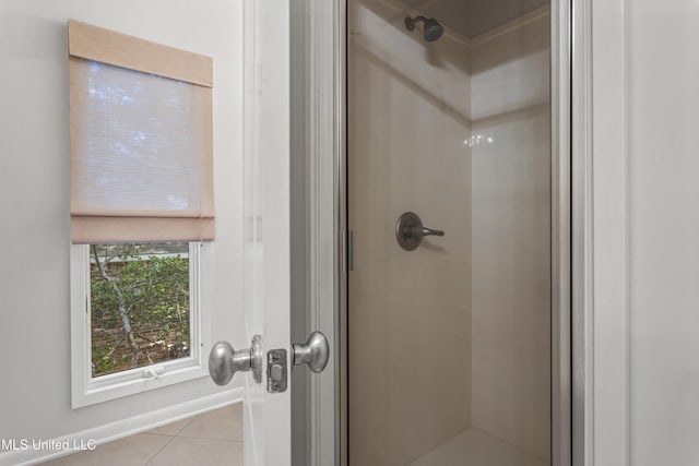 7395 Live Oak Way, Pass Christian, MS 39571 - bathroom featuring a stall shower and tile patterned floors