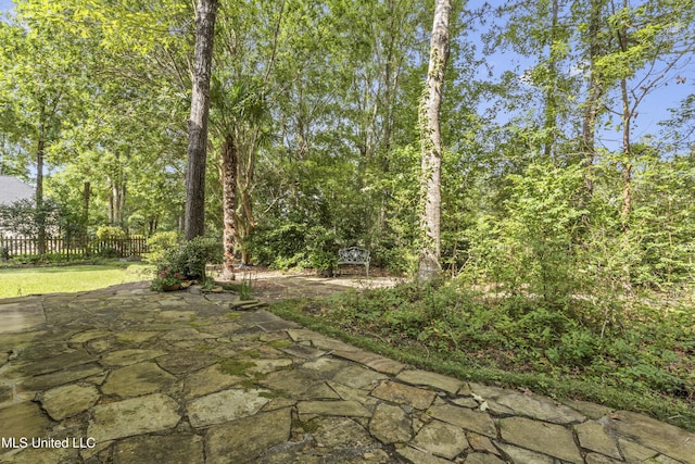 7395 Live Oak Way, Pass Christian, MS 39571 - view of patio / terrace featuring fence