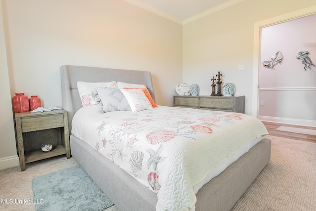 5004 Oak St, Bay Saint Louis, MS 39520 - bedroom with ornamental molding and baseboards