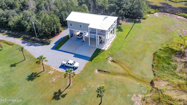 5004 Oak St, Bay Saint Louis, MS 39520 - view from above of property