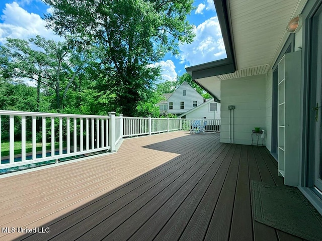 view of deck