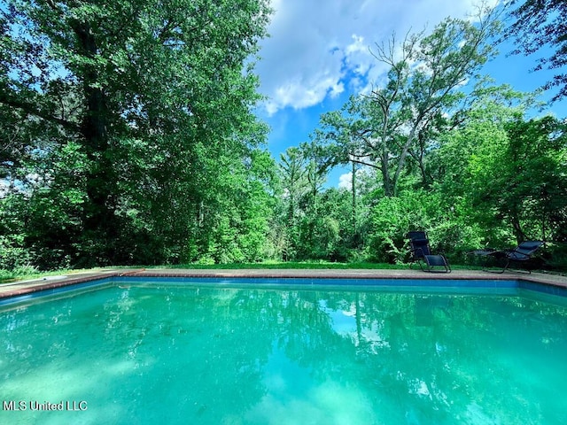 view of pool