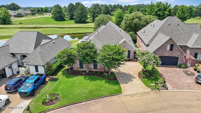 111 Southampton Cir, Madison, MS 39110 - birds eye view of property featuring a water view