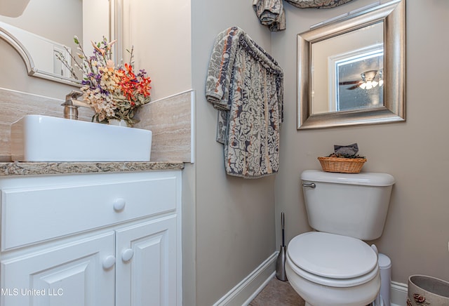 1000 Cedar Hill Rd, Madison, MS 39110 - bathroom featuring baseboards, vanity, and toilet