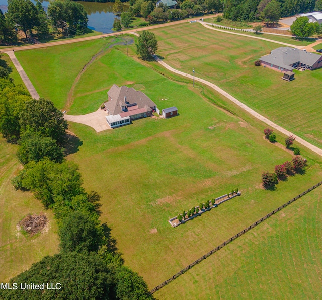 1000 Cedar Hill Rd, Madison, MS 39110 - aerial view of sparsely populated area featuring a large body of water