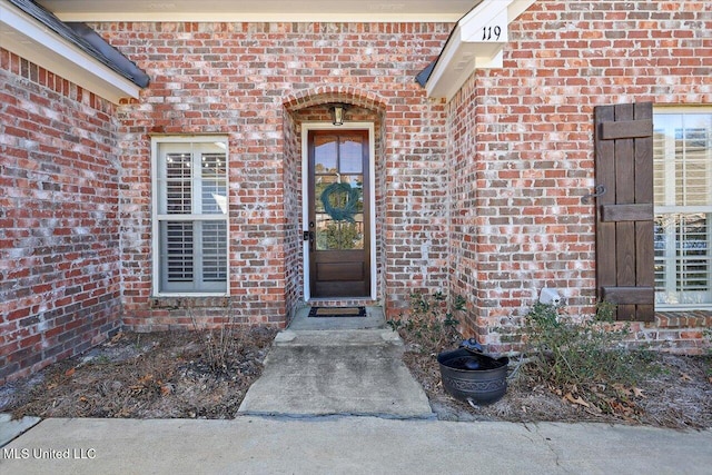 view of entrance to property