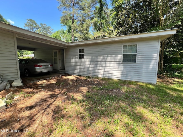 4515 25th St, Meridian, MS 39307 - view of property exterior with a carport