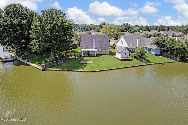 8968 Tahoe Cv, Olive Branch, MS 38654 - view from above of property featuring a large body of water