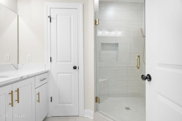 563 Valentine Rd, Holly Springs, MS 38635 - full bath with vanity and a shower stall