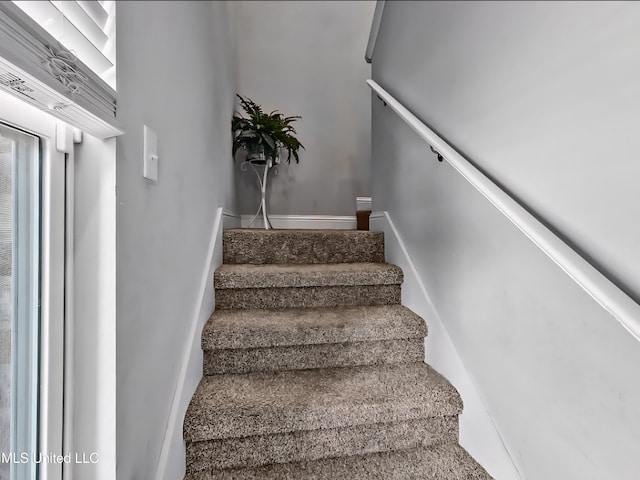 5065 Fairbury Way, Diberville, MS 39540 - stairway featuring baseboards