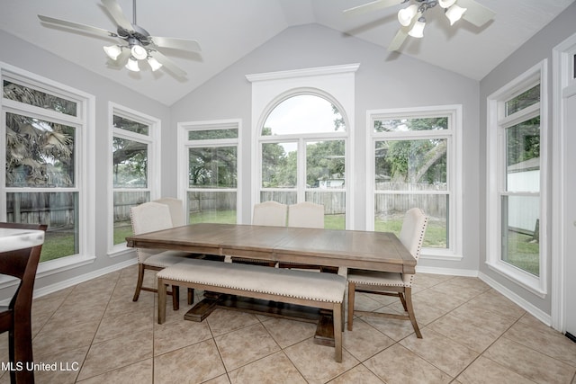 2204 Rue Beaux Chenes, Ocean Springs, MS 39564 - sunroom featuring plenty of natural light and lofted ceiling