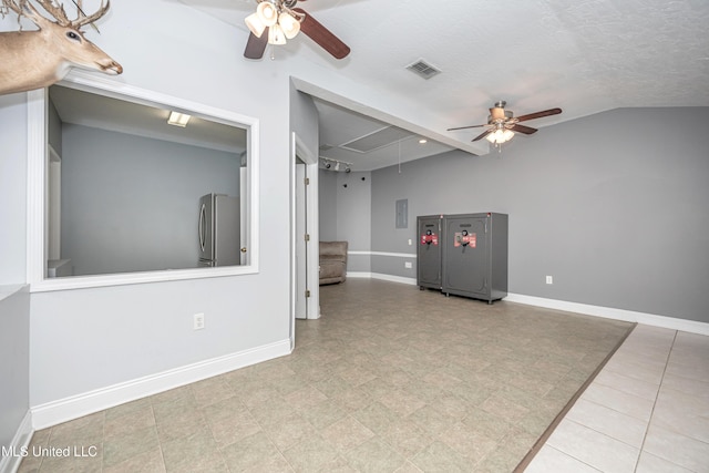 2204 Rue Beaux Chenes, Ocean Springs, MS 39564 - unfurnished living room with a ceiling fan and attic access